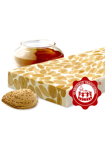 Turrón duro con almendras (almendras 64%). Calidad Suprema. Peso neto 200g - Imagen 2